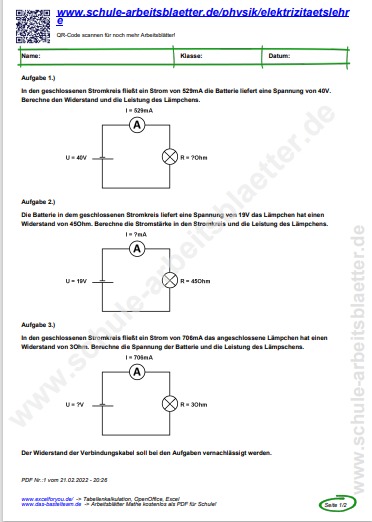 Elektrizitaetslehre / Stromkreis / Einfacher-stromkreis